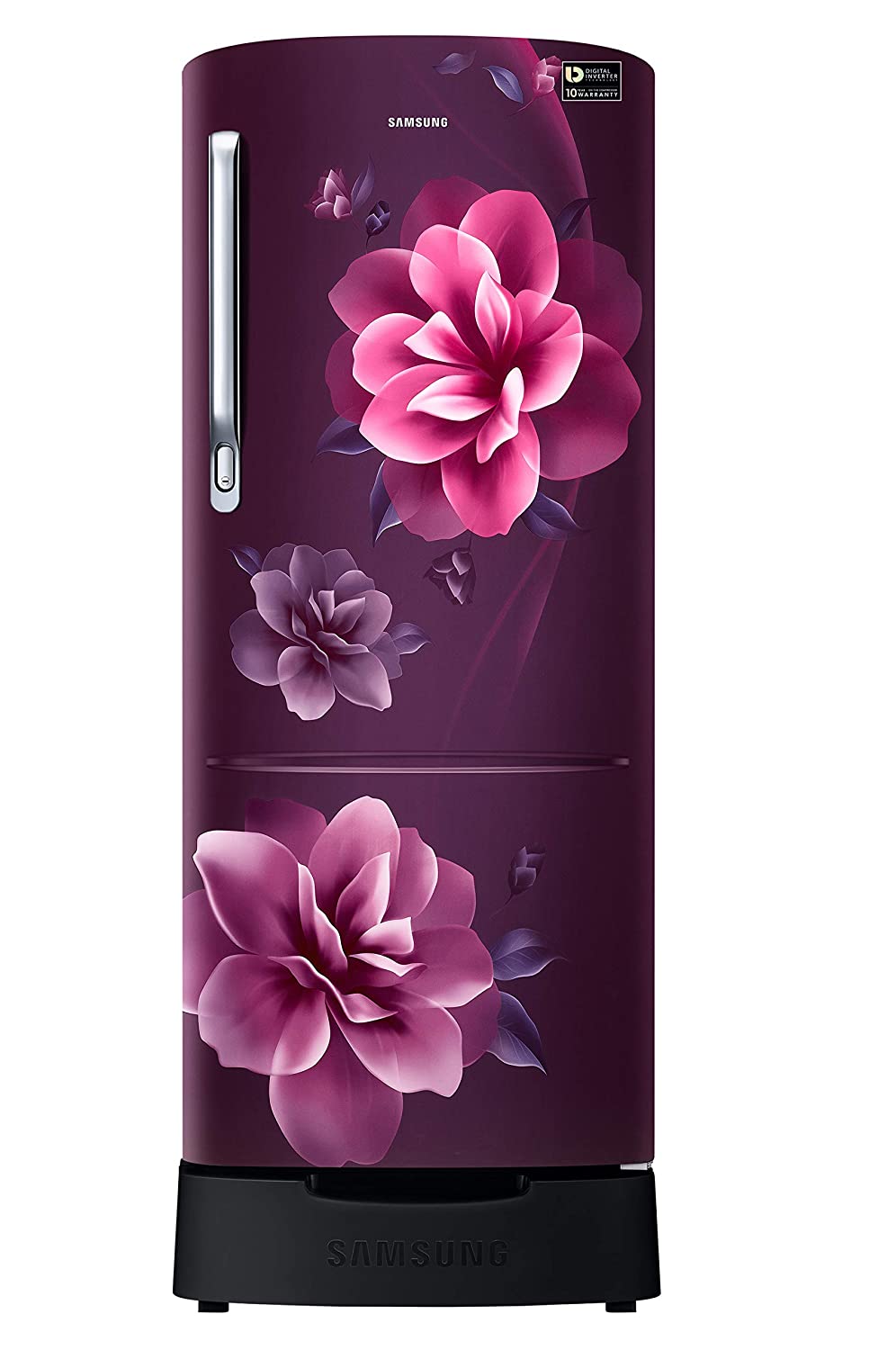 Samsung 230 L 3 Star Inverter Direct Cool Single Door Refrigerator (RR24A282YCR/NL, Base Stand with Drawer, Camellia Purple) Samsung 230 L 3 Star Inverter Direct Cool Single Door Refrigerator (RR24A282YCR/NL, Base Stand with Drawer, Camellia Purple)